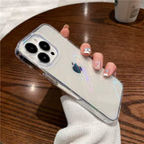 Clear Laser Gradient iPhone Case