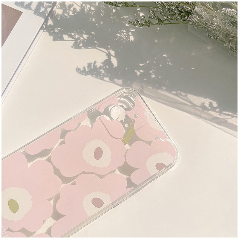 Summer Pink Flowers iPhone Case