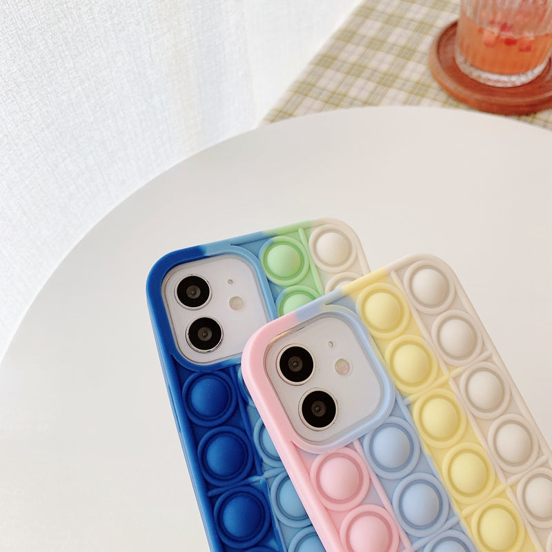 Rainbow Peas Decompression iPhone Case