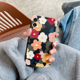 Retro Floral Paint iPhone Case