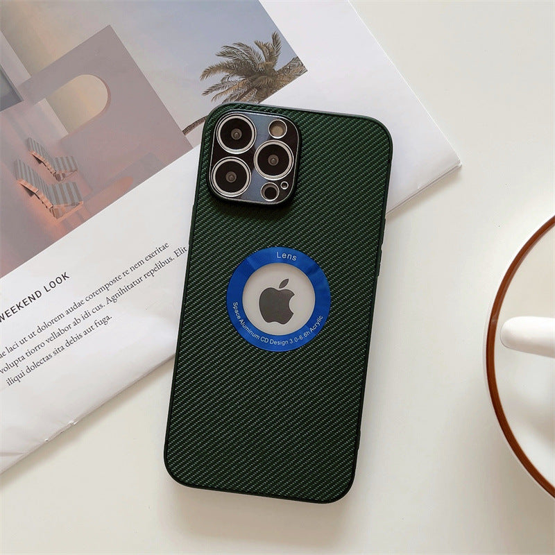 Fiber Texture Lens iPhone Case