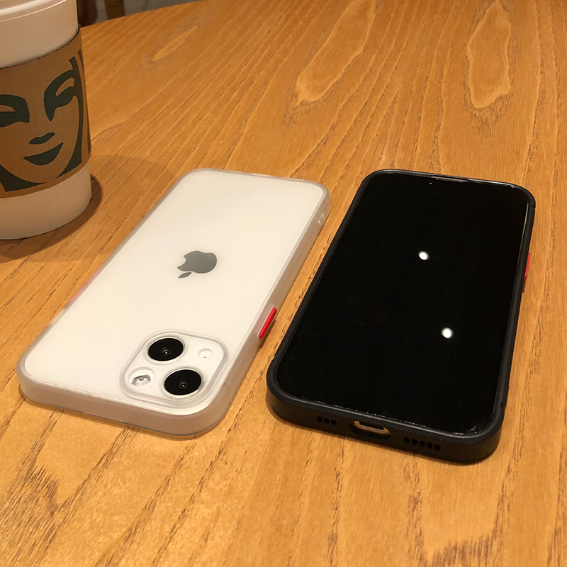 Black and White Edge Transparent iPhone Case