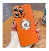 Leather Texture iPhone Case With Camera Protector