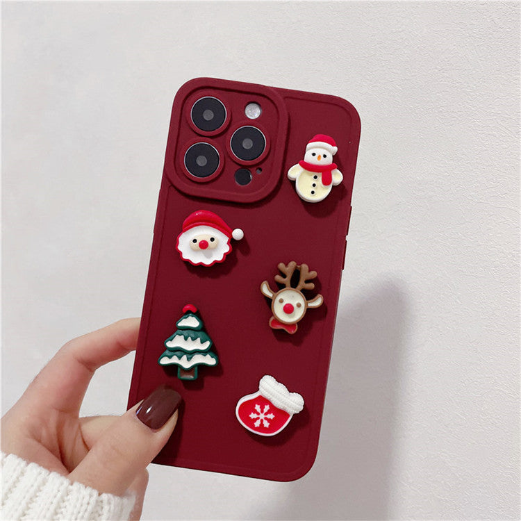 Santa Claus Elk iPhone Case