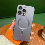 FROSTED SHIMMER ULTRA-THIN MAGSAFING IPHONE CASE WITH CAMERA PROTECTOR