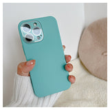 Macaron Color Frosted iPhone Case