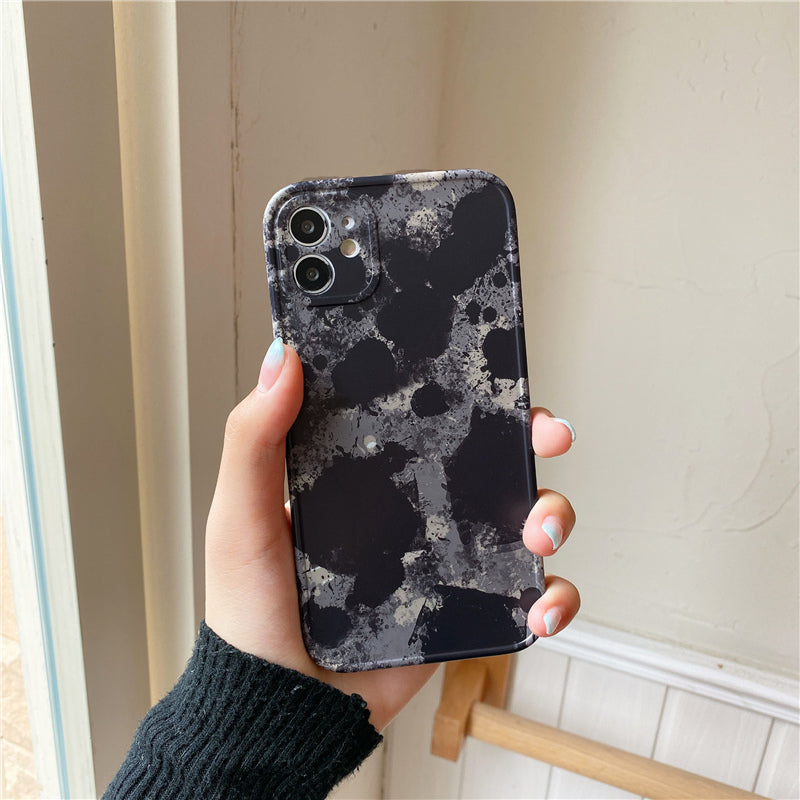 Art Retro Ink Splatter iPhone Case
