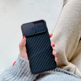 Color Push-Pull Slide Cover iPhone Case