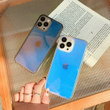 Colorful Discoloration Transparent iPhone Case