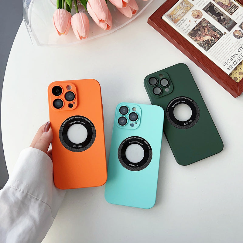 Matte Solid Color Magsafing iPhone case
