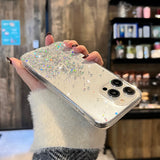 Starry Sky Gradient Glitter iPhone Case
