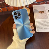 Luxury Aurora Matte iPhone Case with Camera Protector