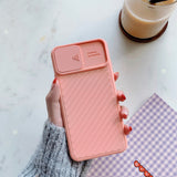 Color Push-Pull Slide Cover iPhone Case