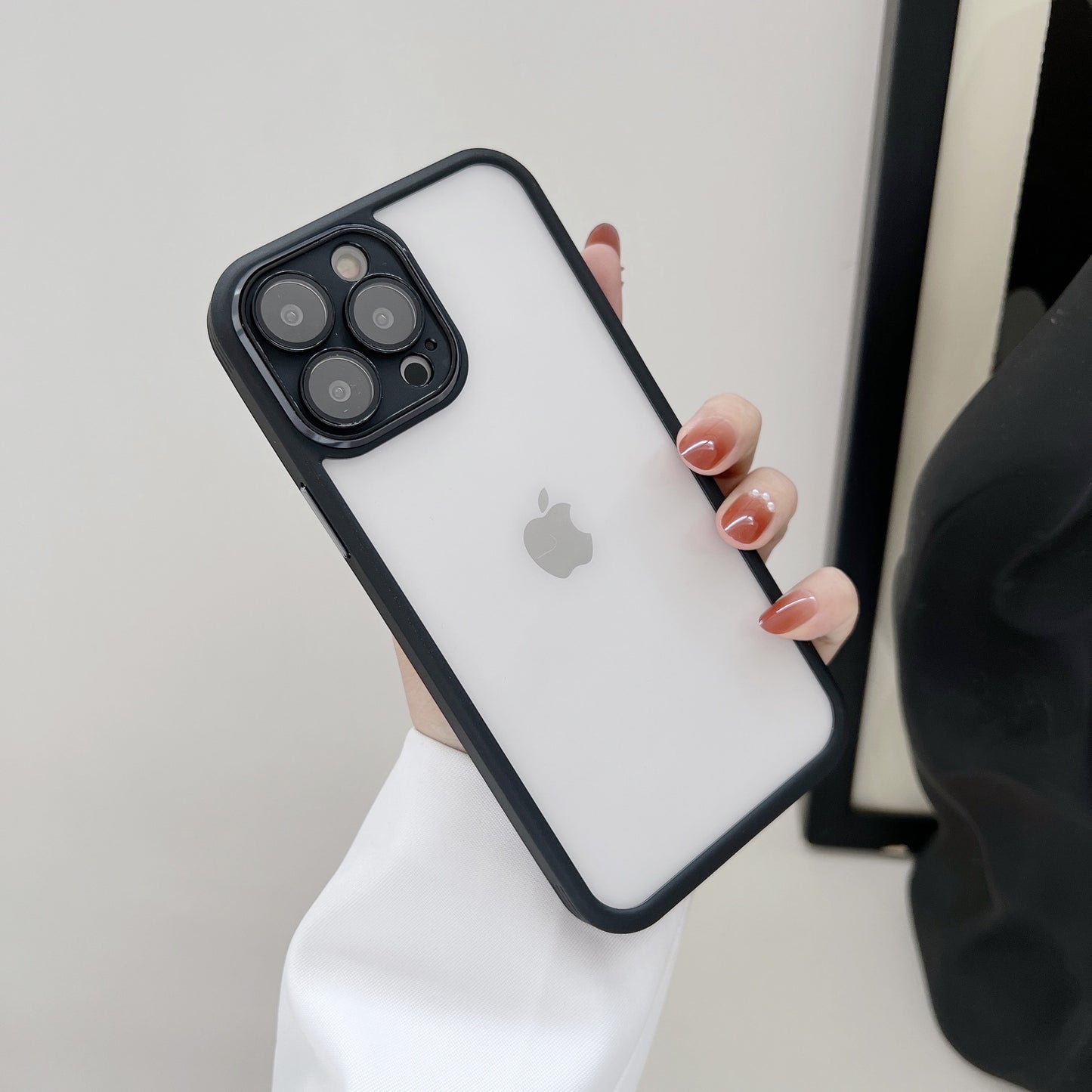 Luxury Look Shockproof Camera Protection iPhone Case