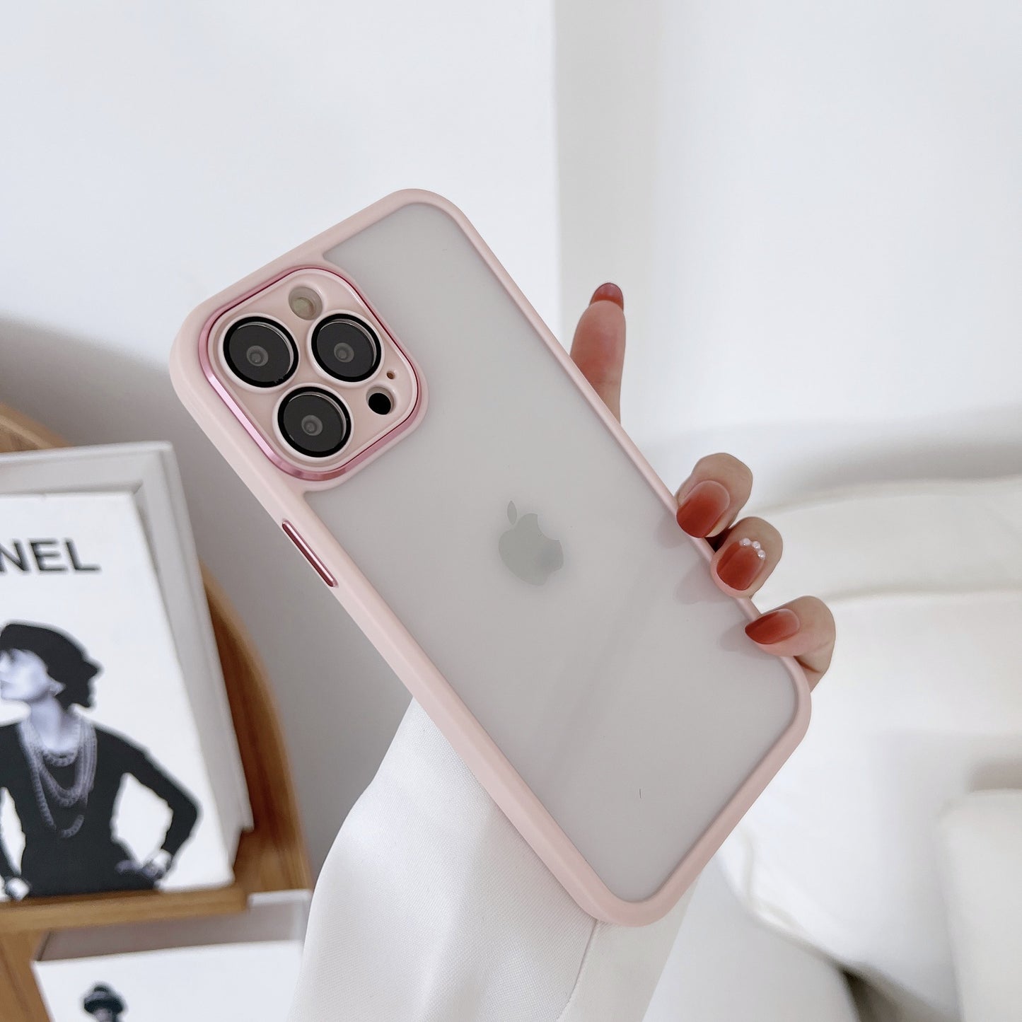 Luxury Look Shockproof Camera Protection iPhone Case