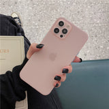 Powder Pink Frosted Thin iPhone Case