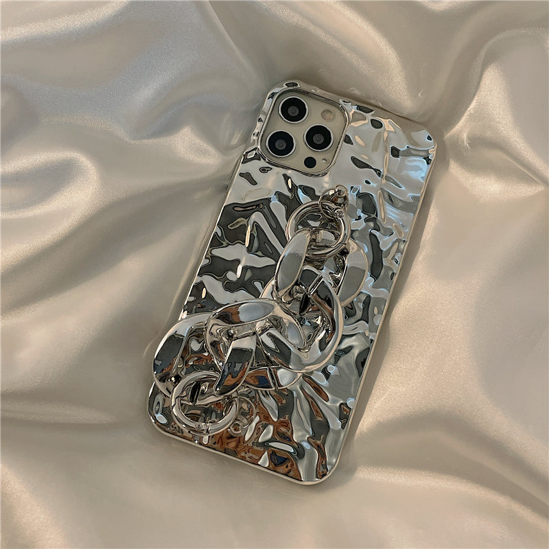 Cold Wind Silver Chain iPhone Case