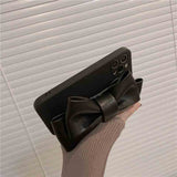 Black Bow Wristband iPhone Case