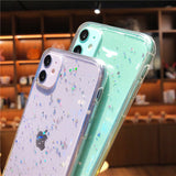 Glitter Epoxy Transparent iPhone Case