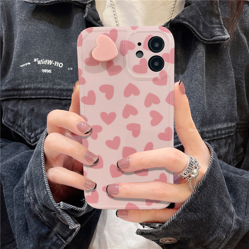 Rotating Heart Love iPhone Case