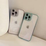 Electroplating Shell Transparent iPhone Case