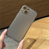 Carbon Fiber Texture Frosted iPhone Case