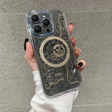 Cool Mechanical Watch Magsafing Silicone iPhone Case