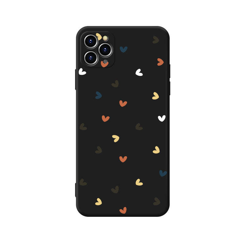 Colored Hearts iPhone Case