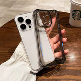 PREMIUM AIR-GUARD CLEAR IPHONE CASE WITH CAMERA PROTECTOR