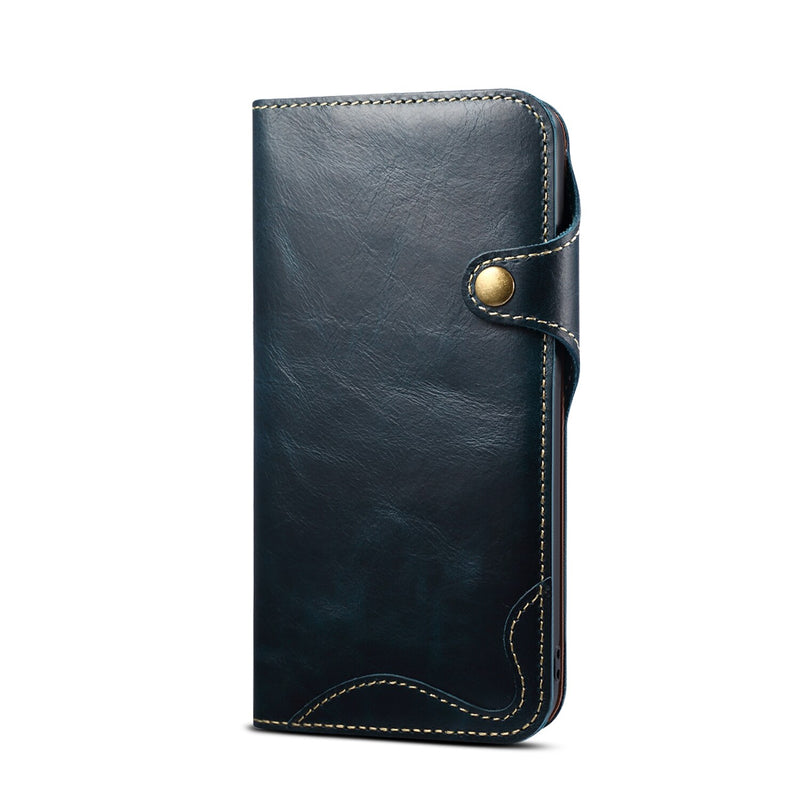 Genuine Leather Protective Holster iPhone Case