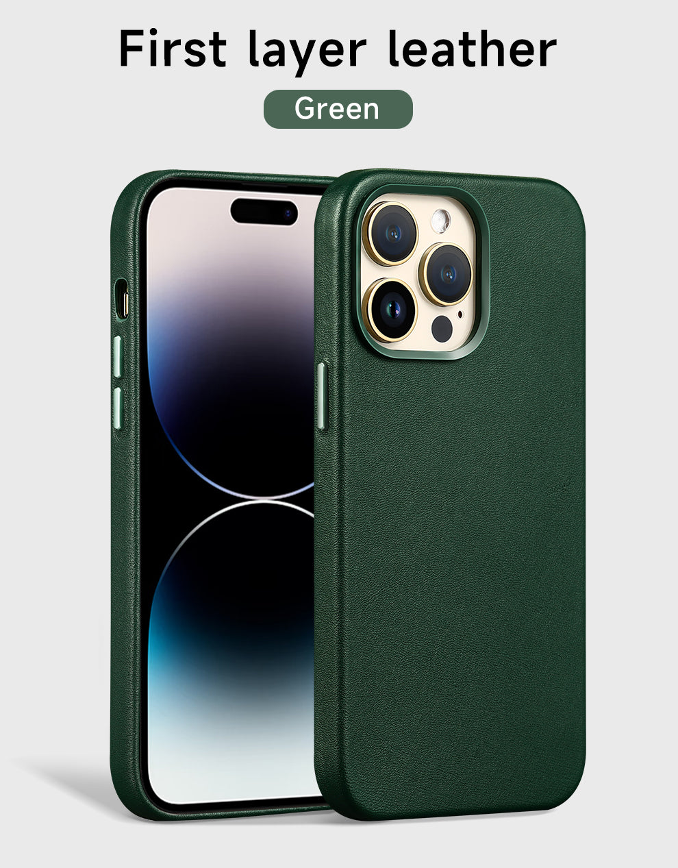Genuine Leather Magsafing iPhone Case