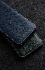 Genuine Leather Vertical Flip iPhone Case