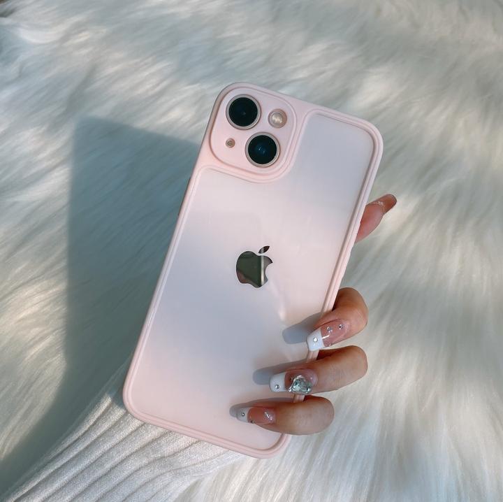 Frosted Matte Clear iPhone Back Case