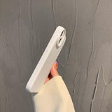 Soft Silicone Solid Color iPhone Case
