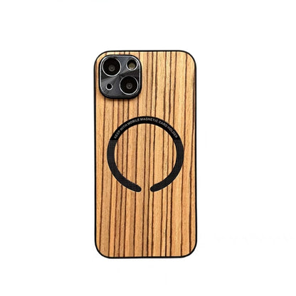 Wooden MagSafe iPhone 14 Pro Max case With Camera Protector