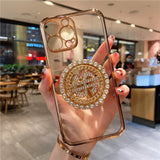 Gold Plated Dollar Spin iPhone Case