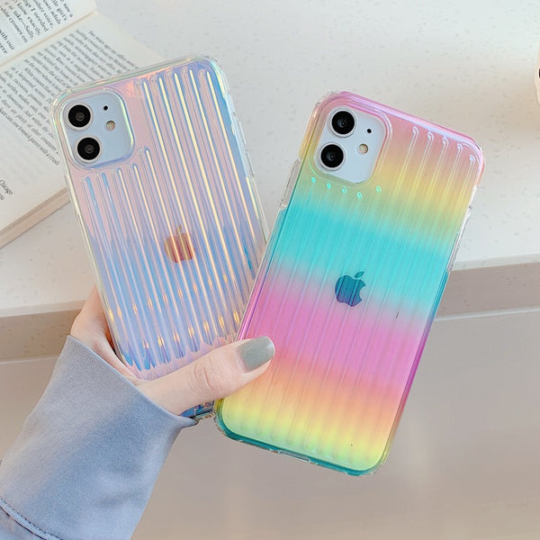 Travel Suitcase Transparent iPhone Case