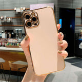 Plating Solid Color iPhone Case