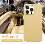 Genuine leather Magnetic iPhone Case