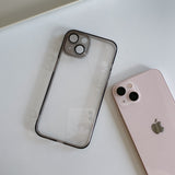 Simple Crystal Clear iPhone Case With Camera Protection