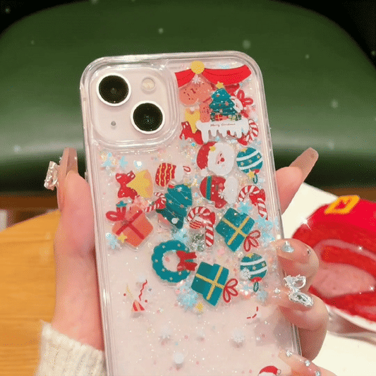 Dynamic Flowing Christmas iPhone Case
