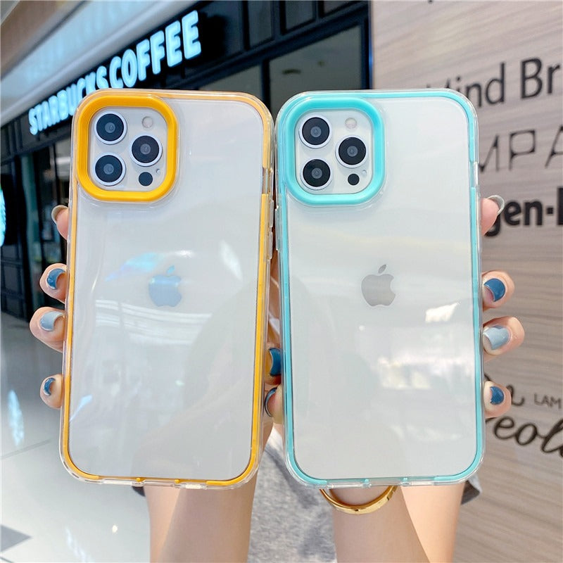 Heightened Screen Transparent iPhone Case
