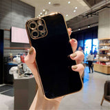 Plating Solid Color iPhone Case
