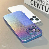 DAZZLING RAINBOW IPHONE CASE WITH CAMERA PROTECTOR