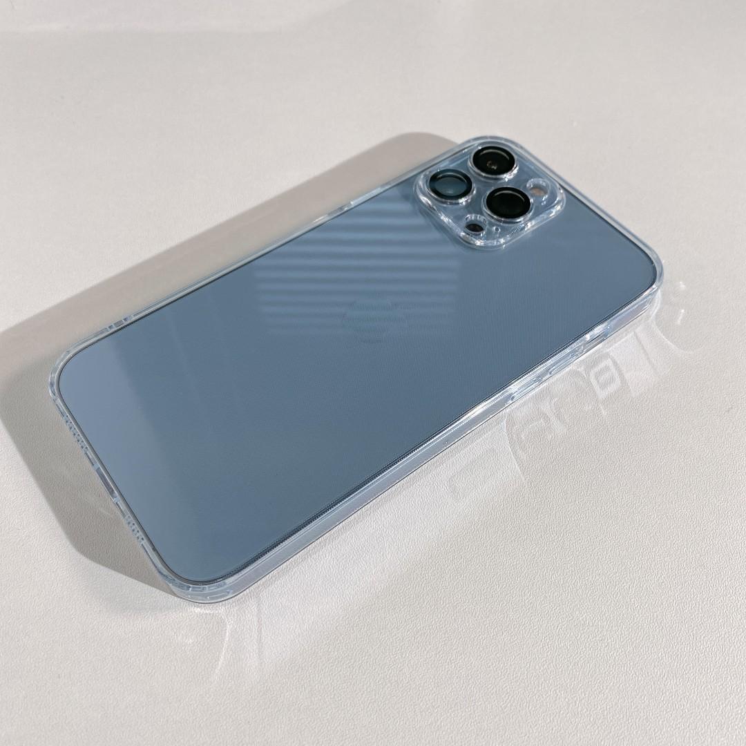 Clear And Matte Glass iPhone Case With Camera Protector