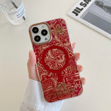 Circuit Board Bronze Magsafing iPhone Case