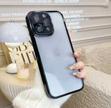 New Clear Silicone iPhone Case with Lens Protector