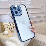 New Clear Silicone iPhone Case with Lens Protector