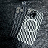 Magsafing Carbon Fiber iPhone Case With Camera Protector