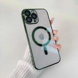 Magsafing Transparent iPhone Case With Camera Protector